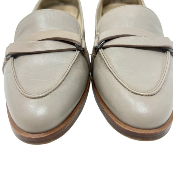 Aerosoles women's South East greige leather loafer/mule flats size 5 Like New! - Picture 6 of 14